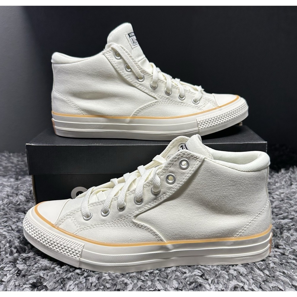 Converse‎ Chuck Taylor Sneakers Shoes Mens Size 10 Malden Street Egret White